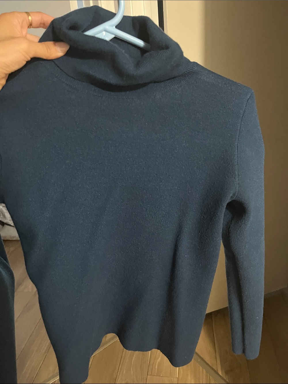 Ann Taylor “harbor side blue” turtleneck